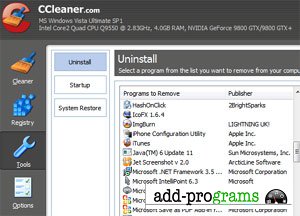 CCleaner 2.27 [ cleaner - ������� ��� ������� ������� ]